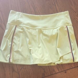 Fila Yellow Mini Skirt